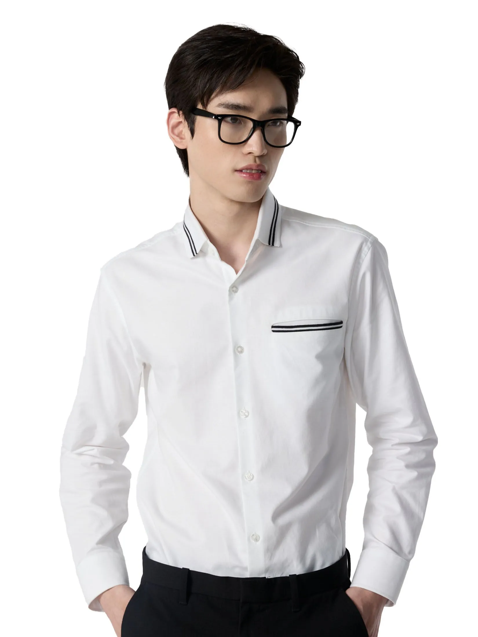 ARROW Men's Long sleeve shirt Smart  Fit  Wite  MACM8222-WH  White