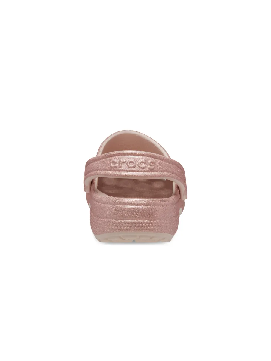 CROCS UNISEX'S CLASSIC GLITTER CLOG - QUARTZ GLITTER