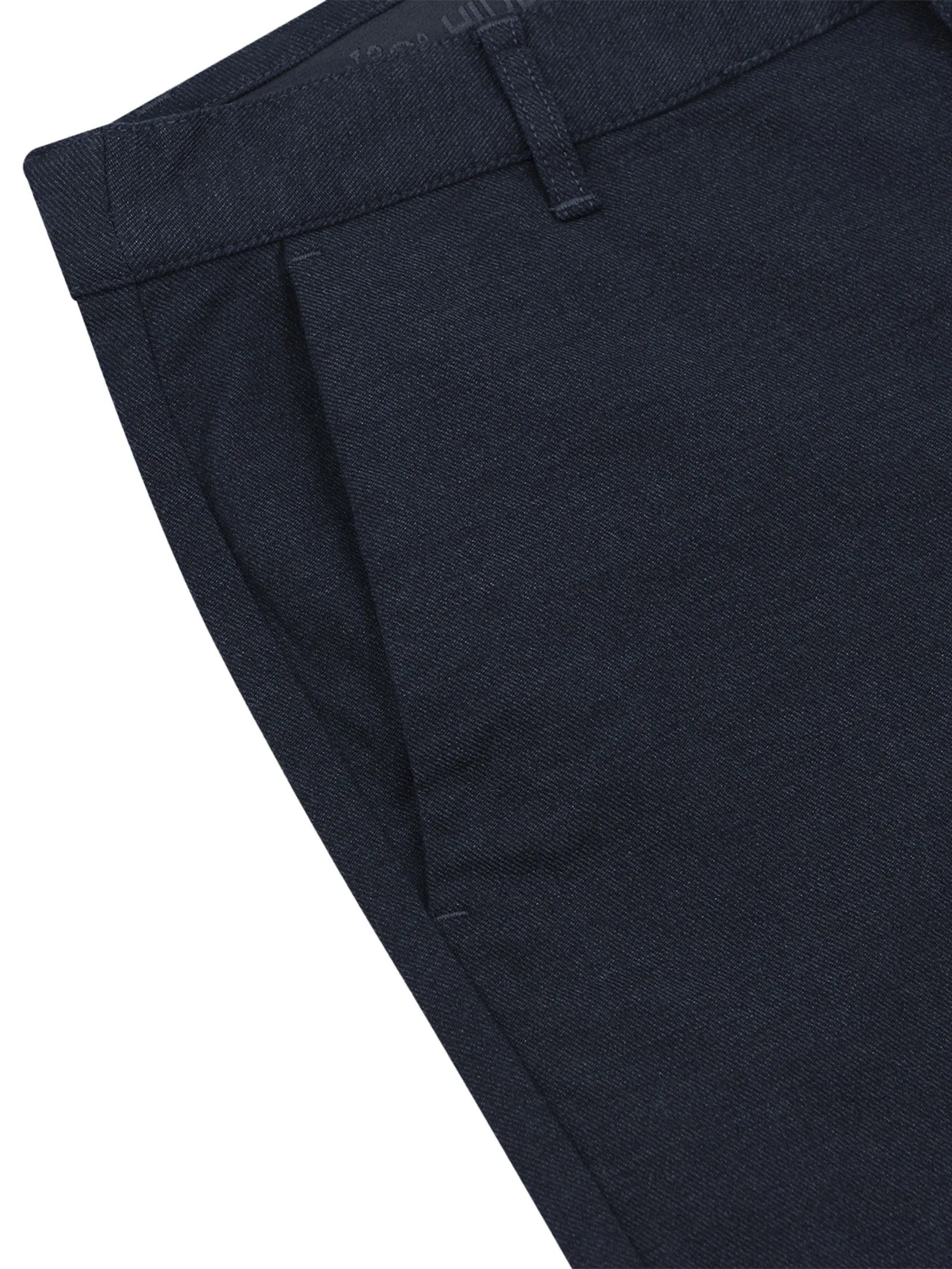 GIORDANO Men's Slim Easy Care Twill Cropped Pants (180° Elastic) Dark Heather Grey