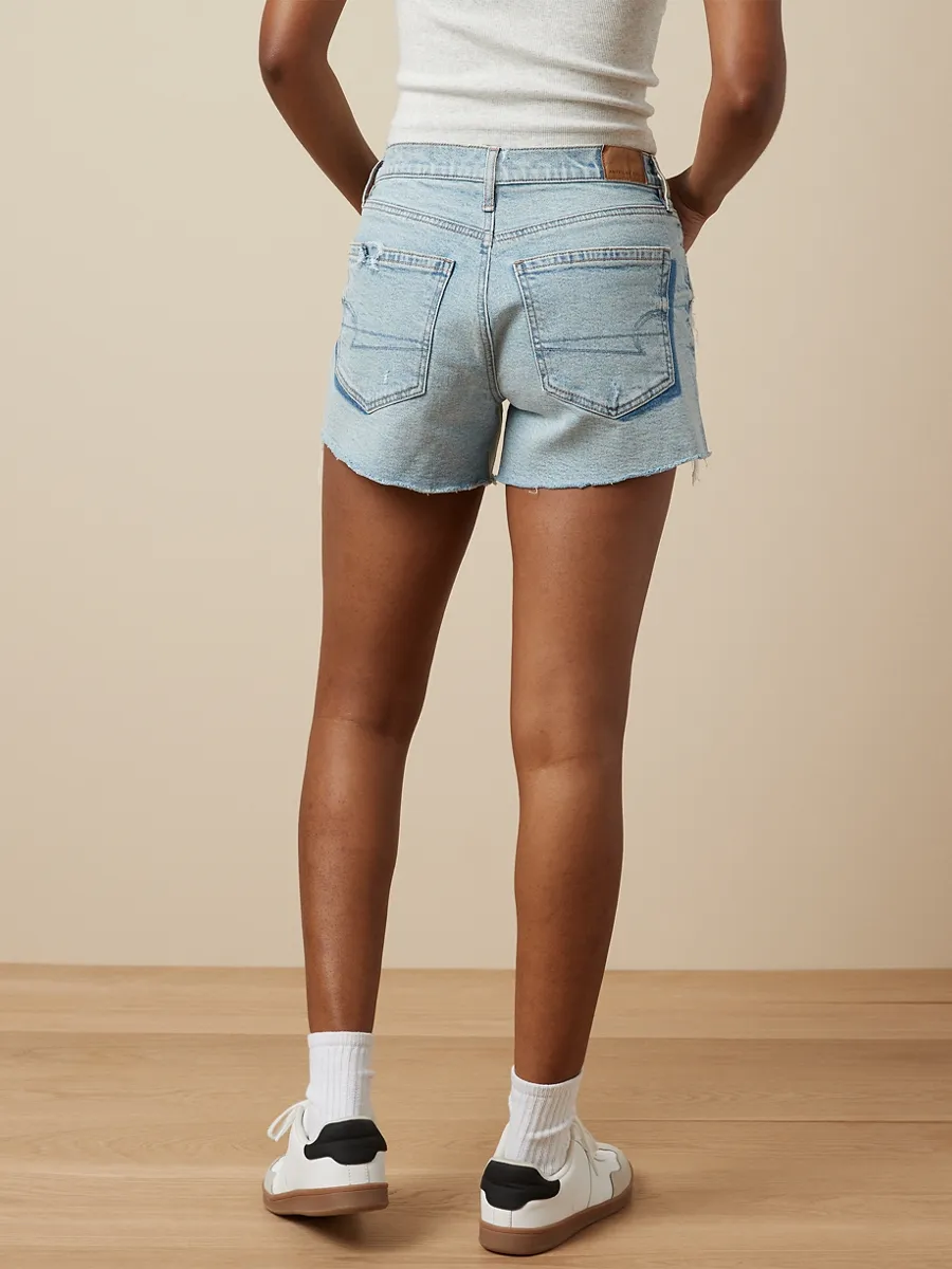 AMERICAN EAGLE WOMEN PERFECT SHORT 4 445 INDIGO WATERS