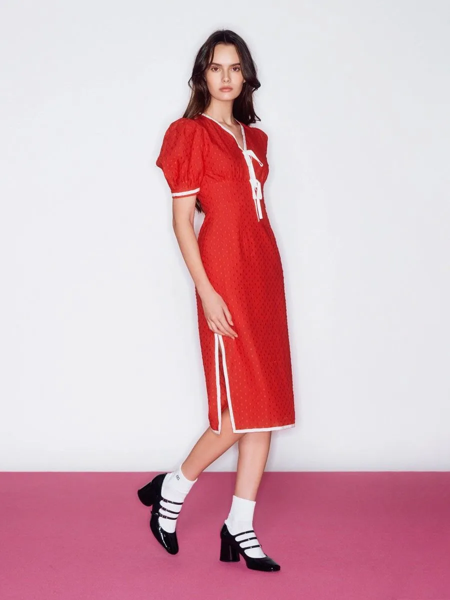 ASV (RS24) Merely Pencil Dress Red