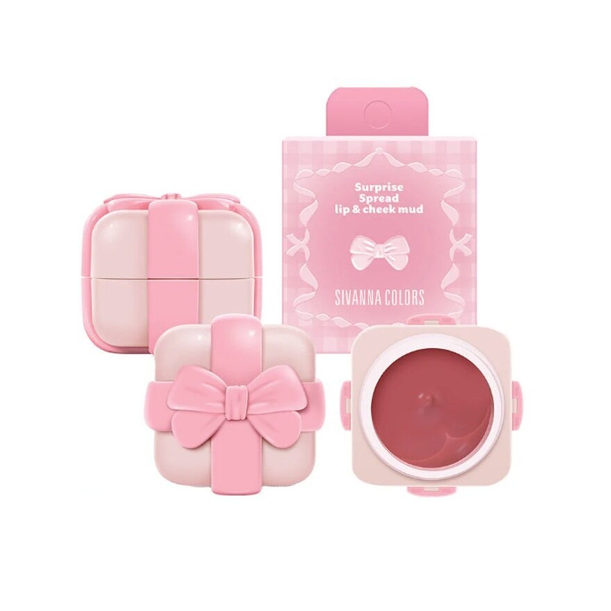 #Sivanna Surprise Lip&Cheek Mud 6g 01 - 03 Forever Ruby