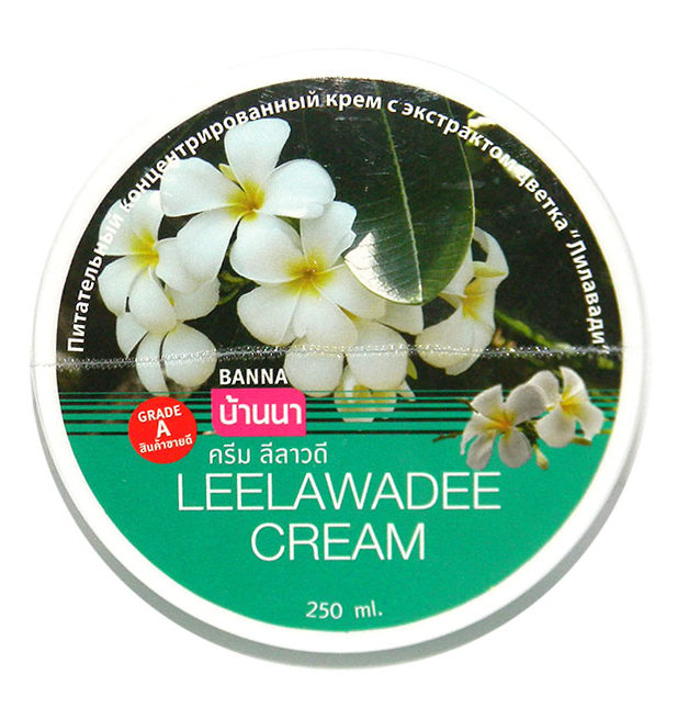 Ароматный крем для тела с франжипани (лилавади) Banna 250 мл