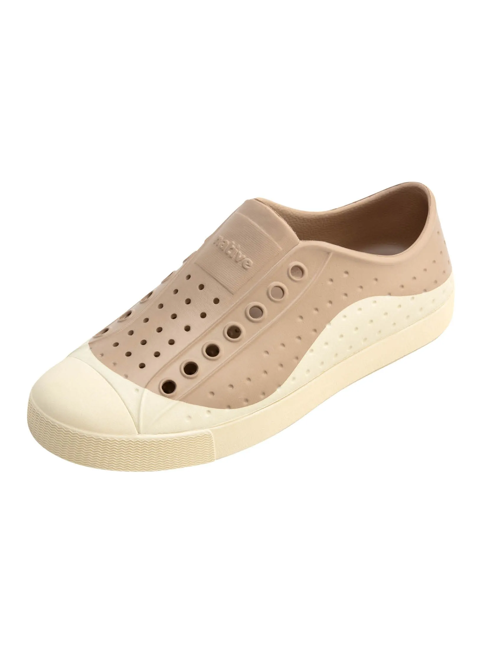 NATIVE Jefferson  Roam Wanderfoam Flax Tan/Bone White