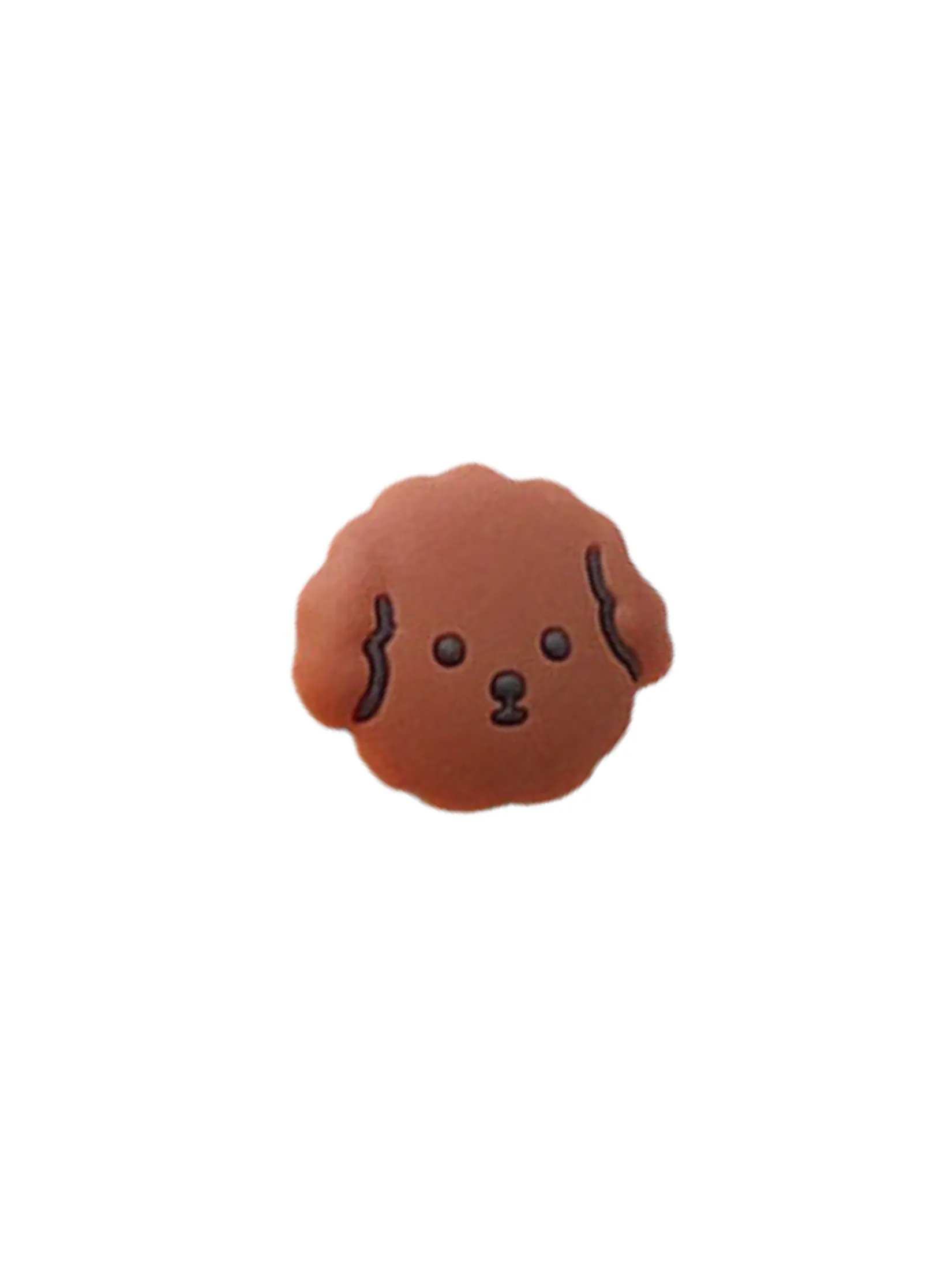 MILL AND MOI MNM Silicone charm -  Poodle Brown (S)
