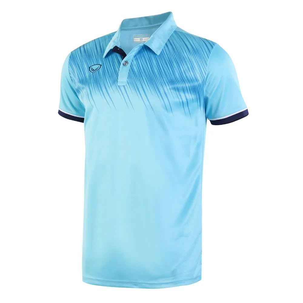 GRAND SPORT Light blue men's polo (072046)