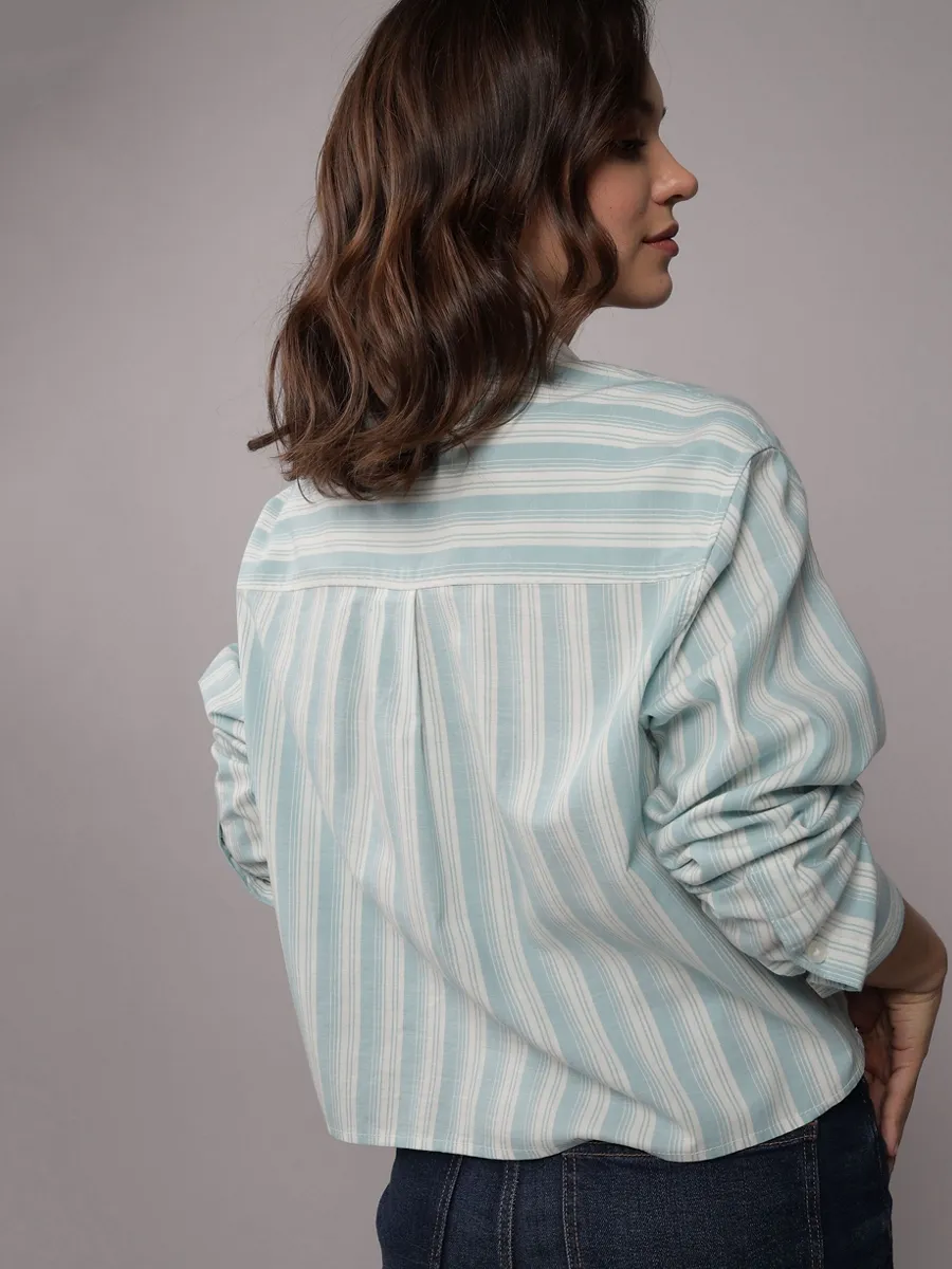 AMERICAN EAGLE WOMEN CORE ST HEM CROPPED PREP 395 TEAL