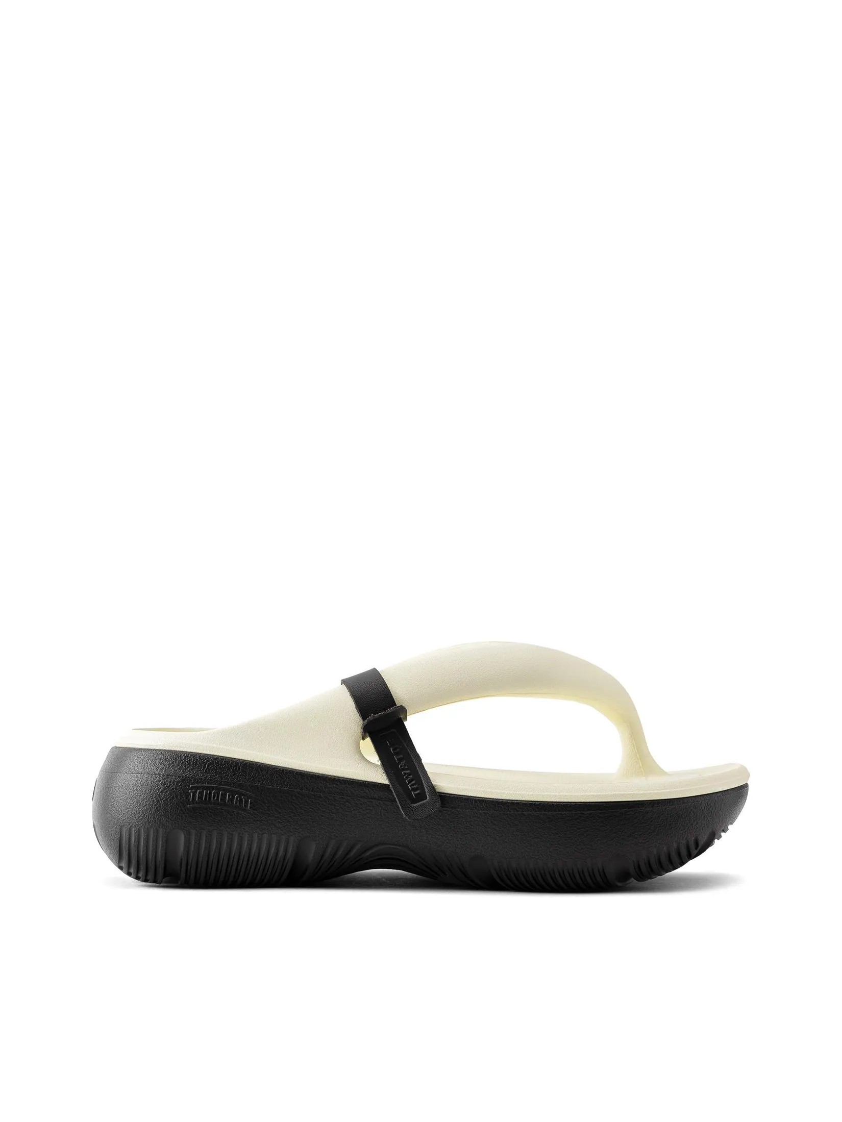 TAW&TOE Unisex Sandals Zerovity Plumpy Creamy Black