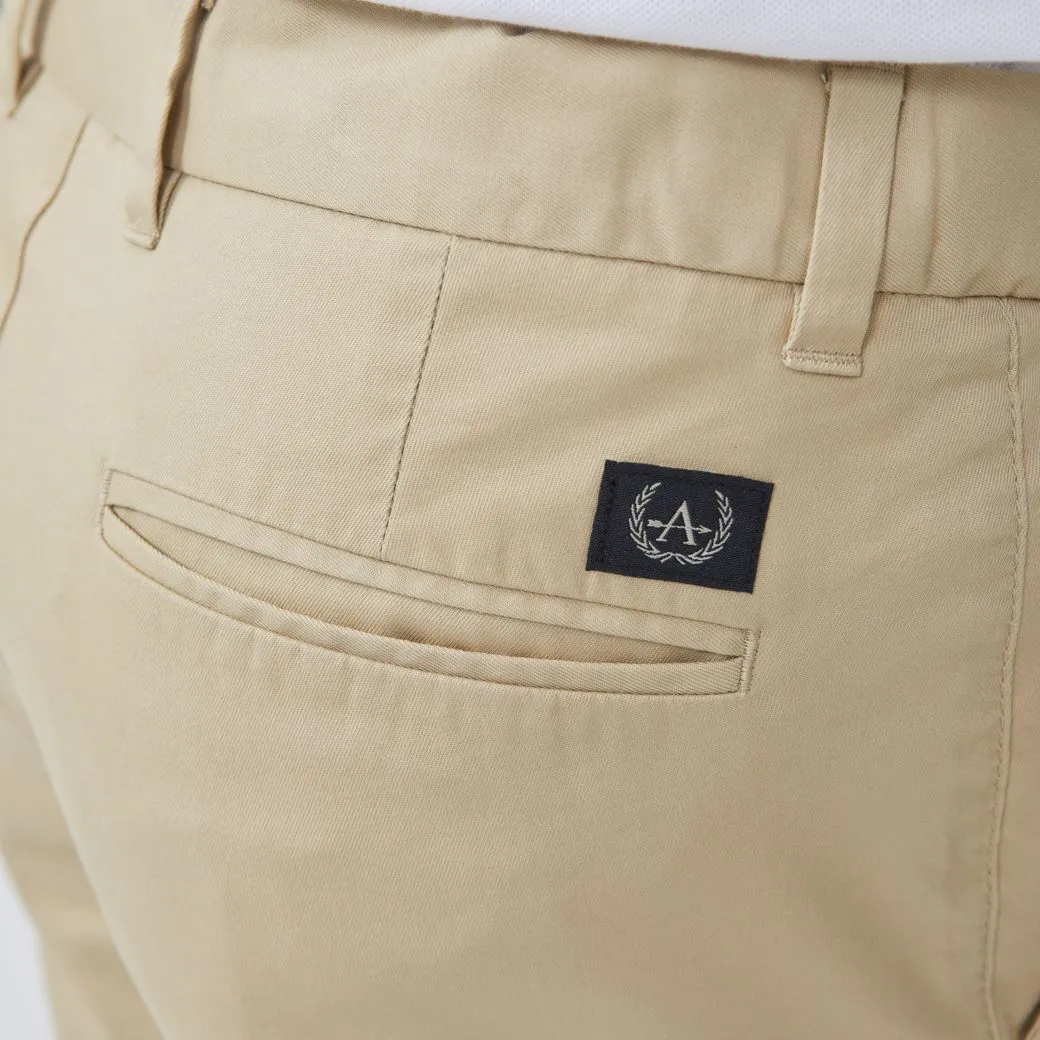 ARROW ARROW EASY MOVE CHINO PANTS Smart Fit Cotton Spandex Cream SW9T4CR