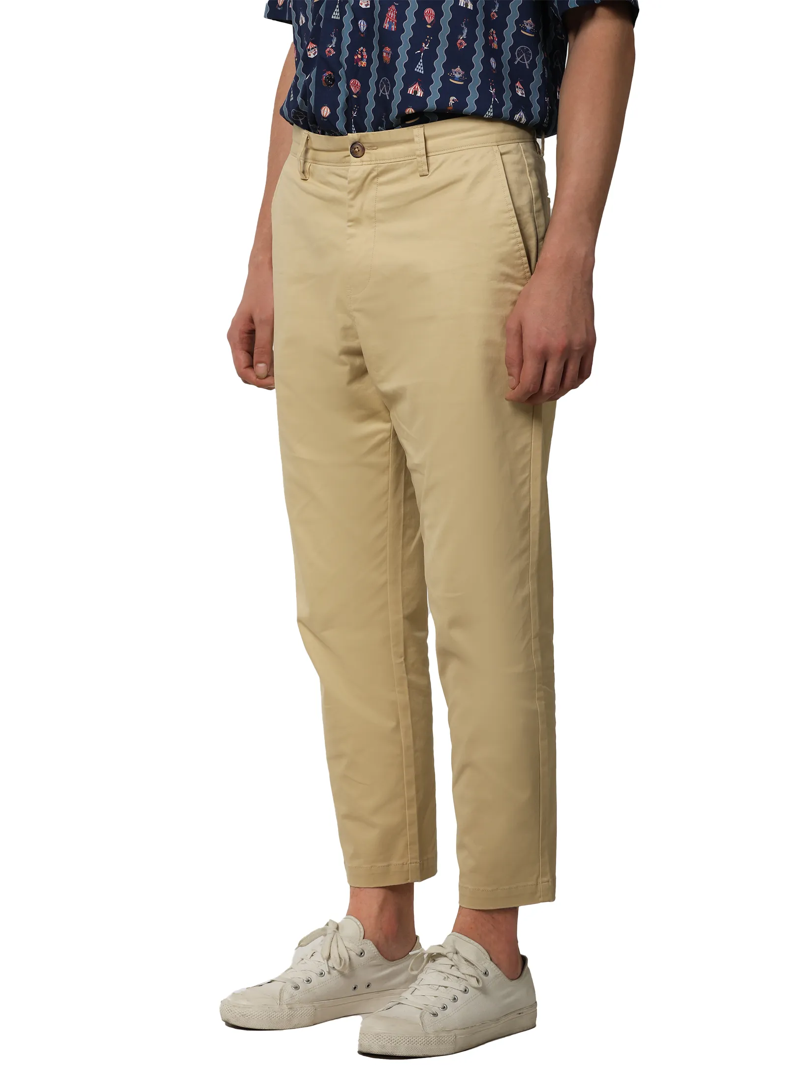 JOHN HENRY Men s Pants (Cropped) MERRIMENT Beige