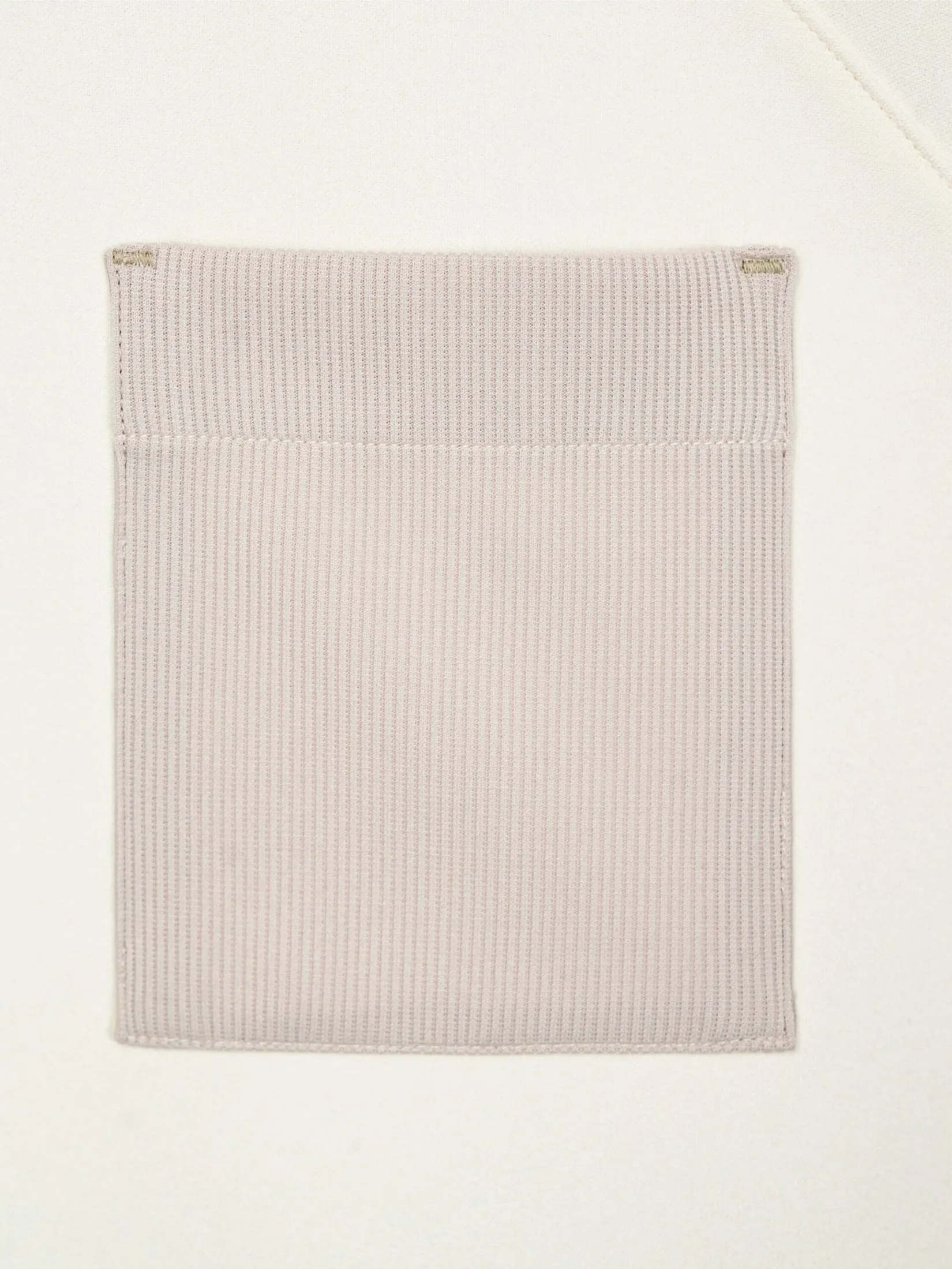 TAKEO KIKUCHI MEN WHITE STRETCH BONDED DOUBLE SS POLO SHIRT