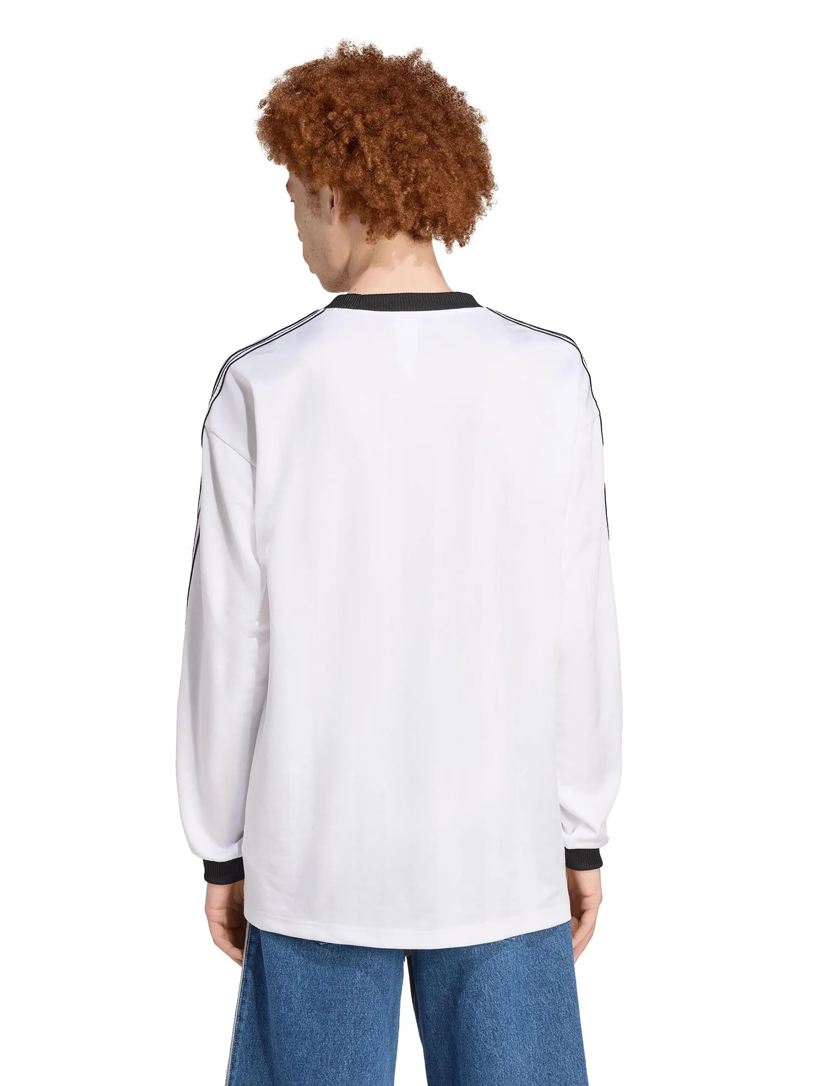 ADIDAS Men Foodball Jersey Long Sleeves JX3100 White