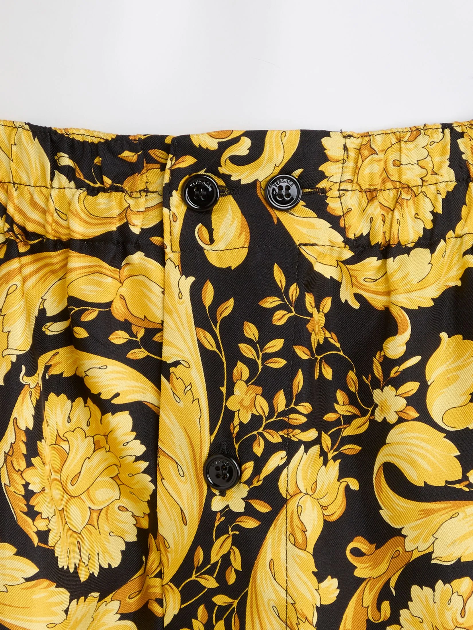 VERSACE UNDERWEAR Men Pyjamas Bottoms Barocco Print Gold