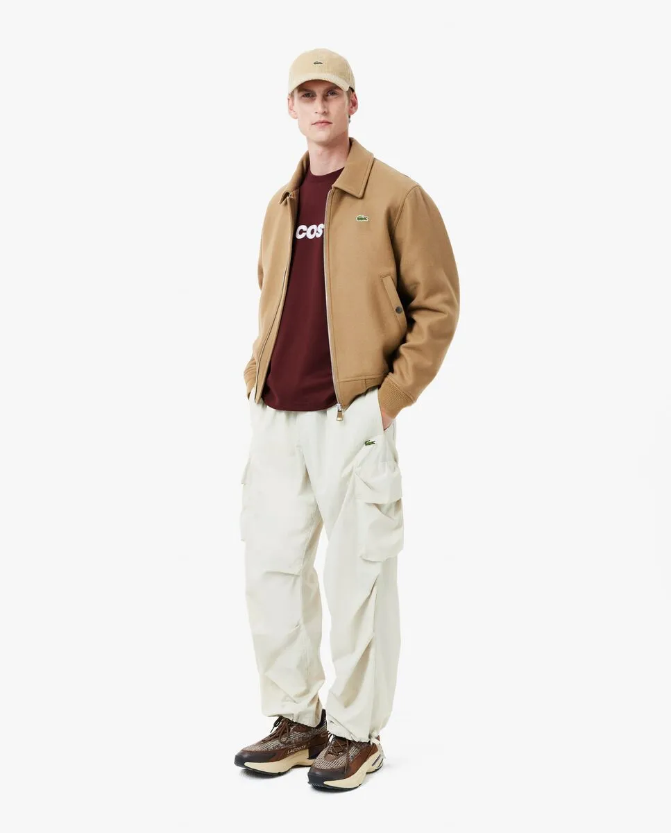 LACOSTE Heavy Cotton Logo T-shirt Red