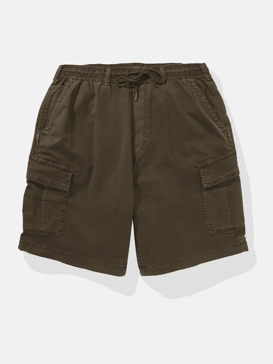 AMERICAN EAGLE MEN 7690 XAVIER PARACHUTE SHORT 320 OLIVE THERMAL