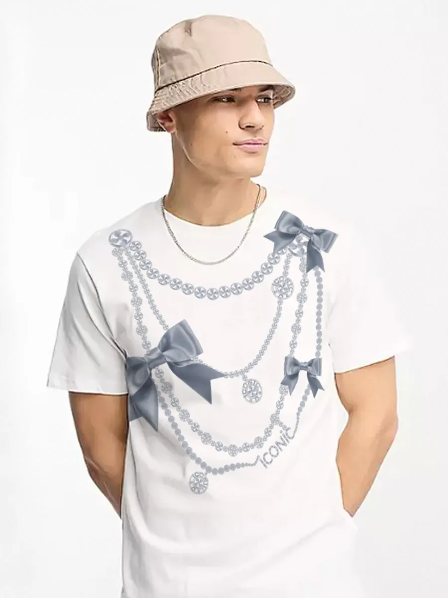 ICONIC WOMEN SILVER GOOD LUCK T-SHIRT