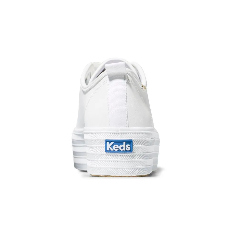 KEDS WHITE Keds TRIPLE UP LEATHER