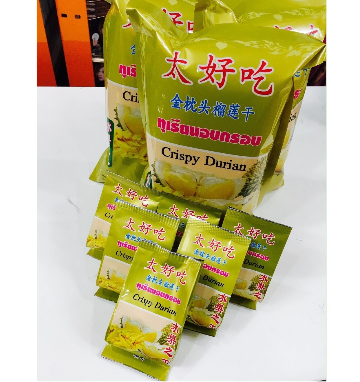 Дегидрированный хрустящий дуриан 200 гр