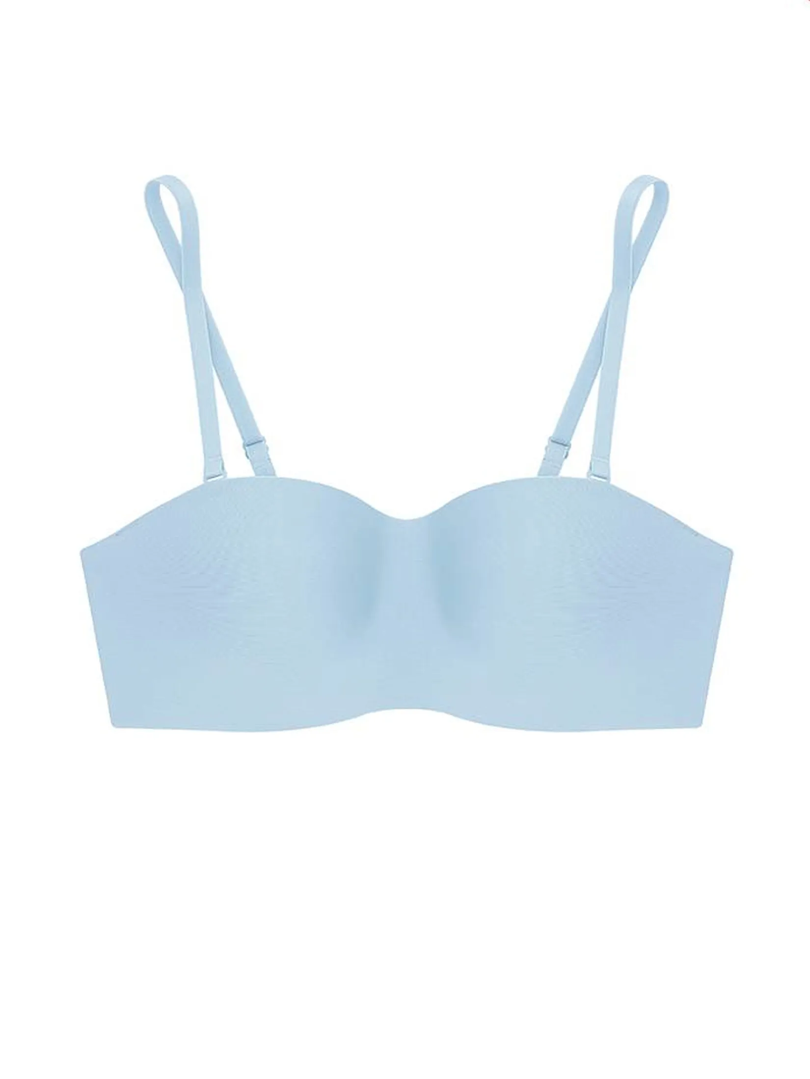 SABINA [Pack 4 Piece] Bra Woman Soft Doomm Wired Strapless - Sand