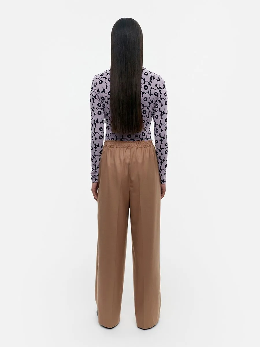 MARIMEKKO BROWN WOMAN PALMETTI SOLID