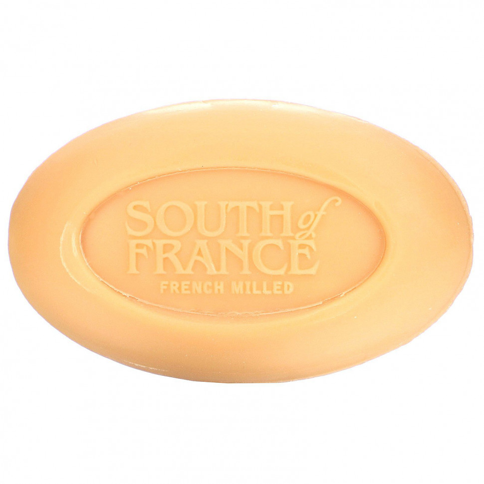 South of France, Orange Blossom Honey, French Milled Bar Soap with Organic Shea Butter, 6 oz (170 g)