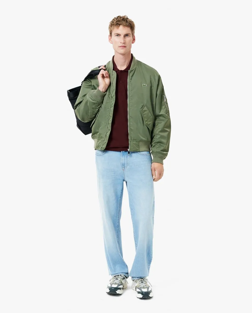 LACOSTE Classic Fit L.12.12 Badge Polo Shirt Red