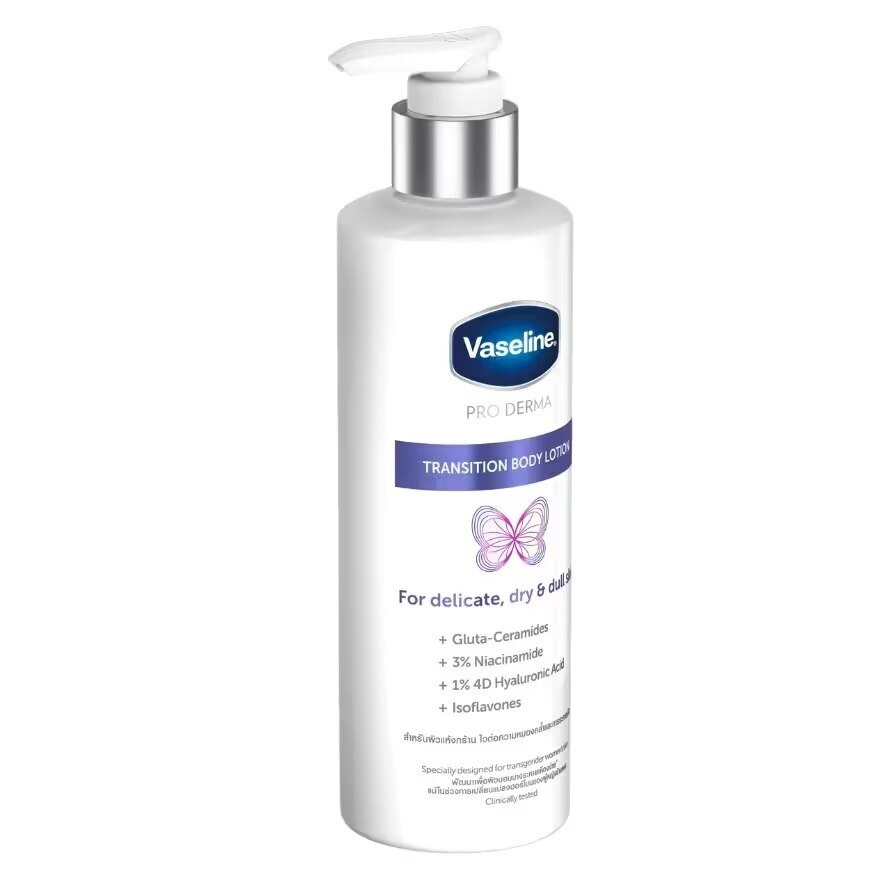 Vaseline Pro Derma Transition Body Lotion 250 Ml. บำรุงผิวบอบบาง แห้งกร้าน หมองคล้ำ
