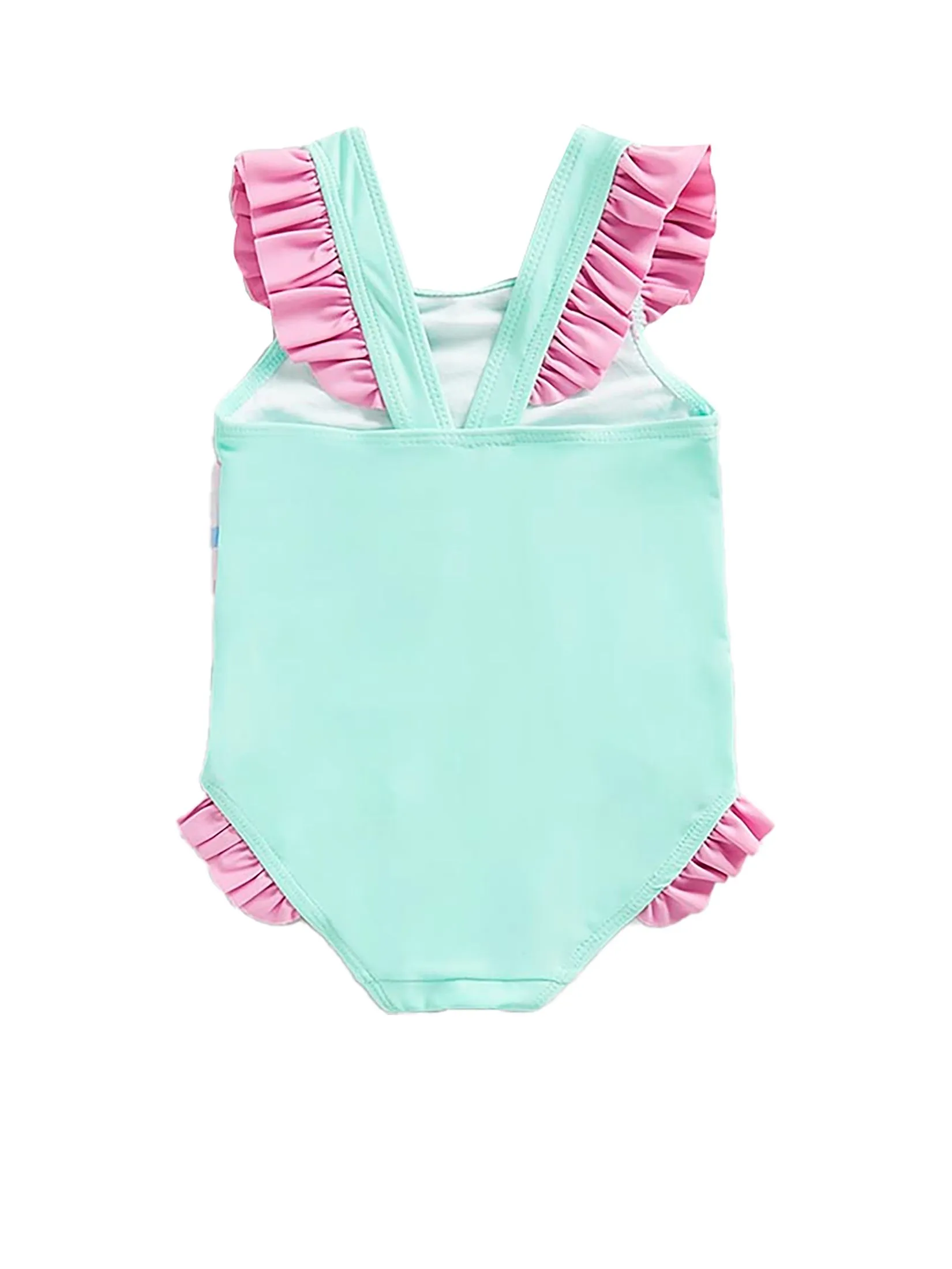 MOTHERCARE Girl Toddler Swimsuit One Piece Turtle Print Multi-Color