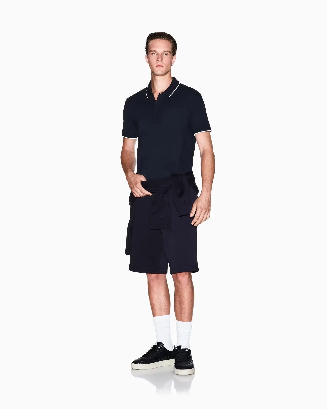 ARMANI EXCHANGE Polo Male XM001285-AF10366-UB101 Navy Blue