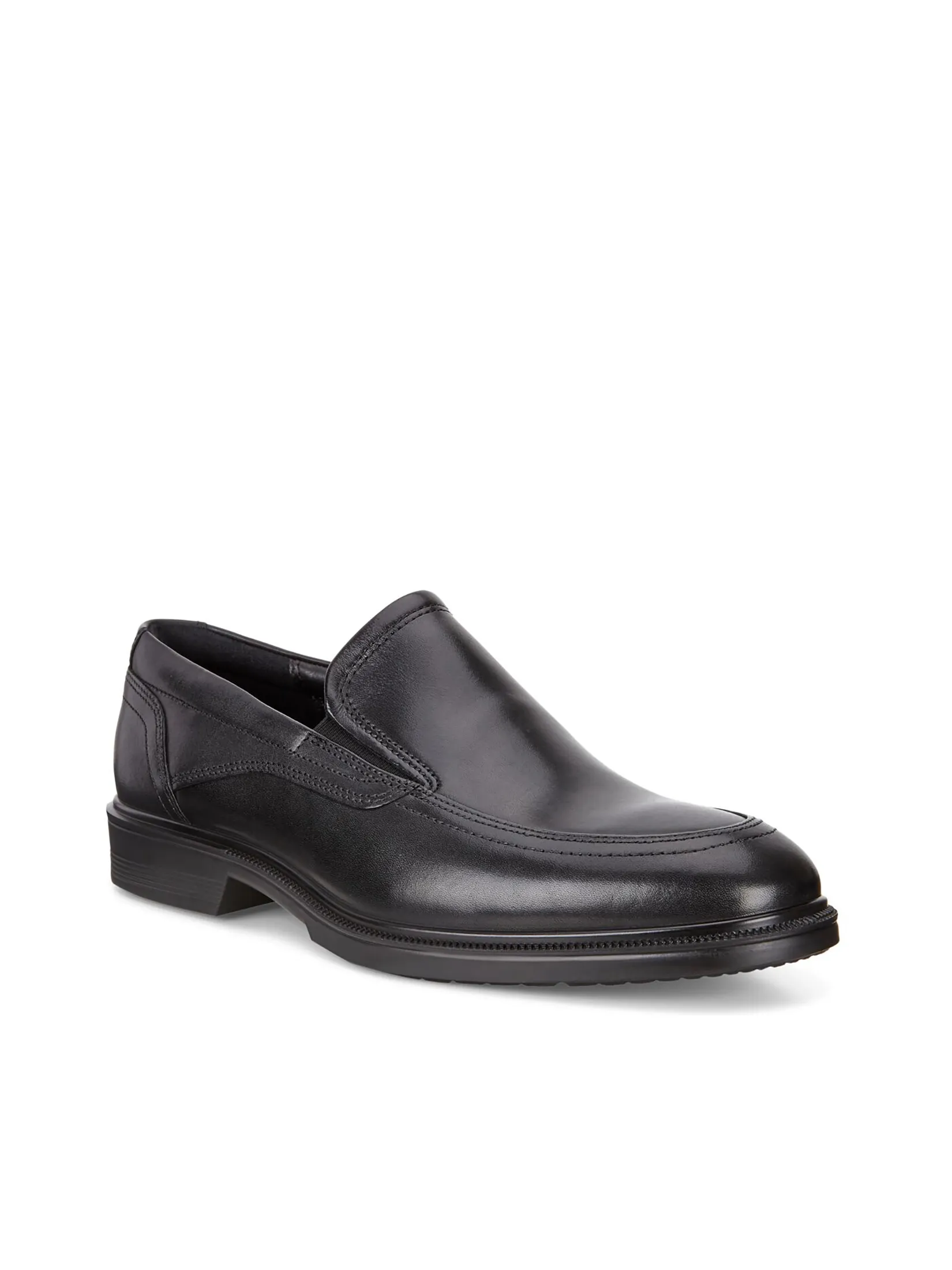 ECCO Men Leather Shoes Lisbon Black