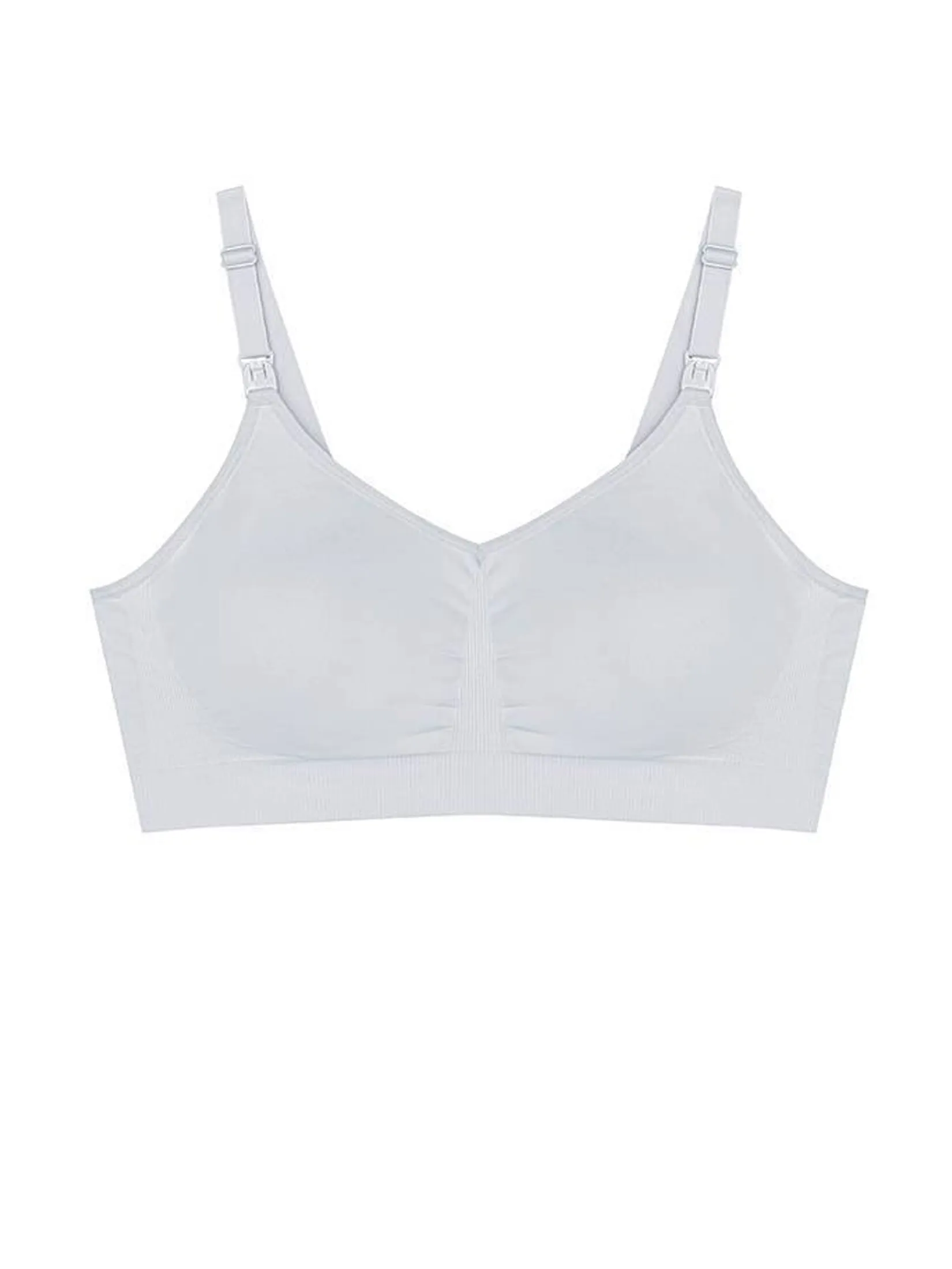 SABINA Maternity Woman Seamless Wireless Bra - Light Grey