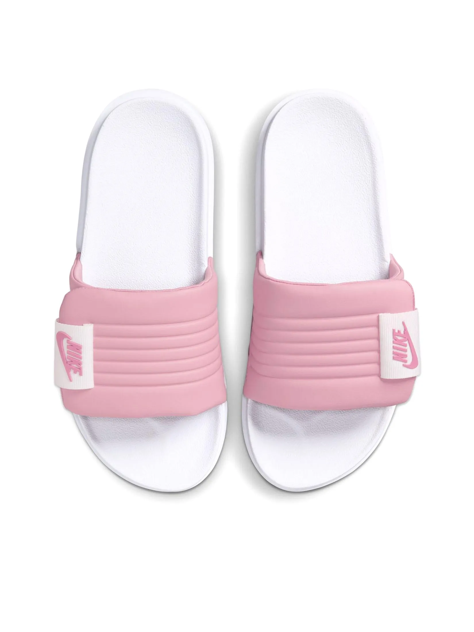 NIKE Women Slide Offcourt Adjust White/Elemental Pink