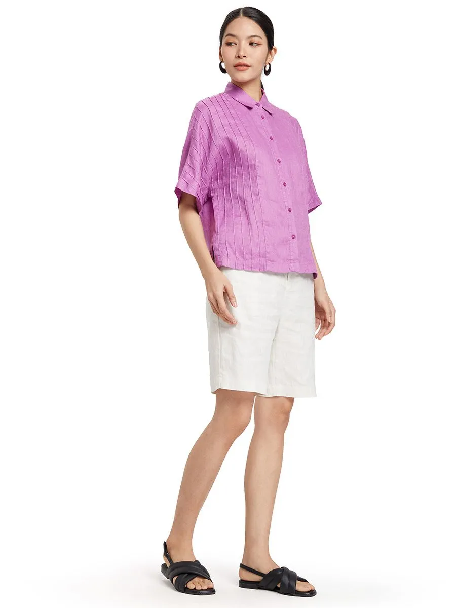 SIMPLICITY Women Short Pants Linen