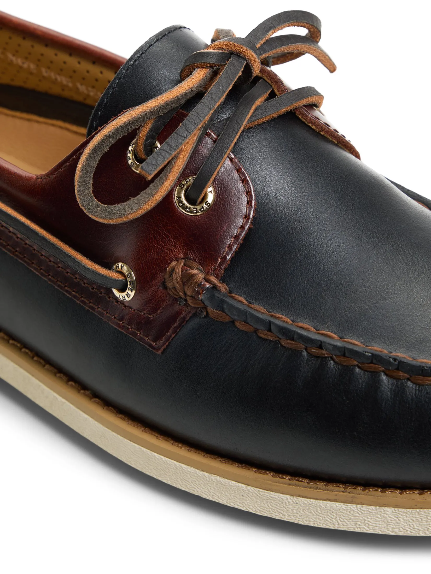 SPERRY MEN BLACK COMBO GOLD A/O 2-EYE