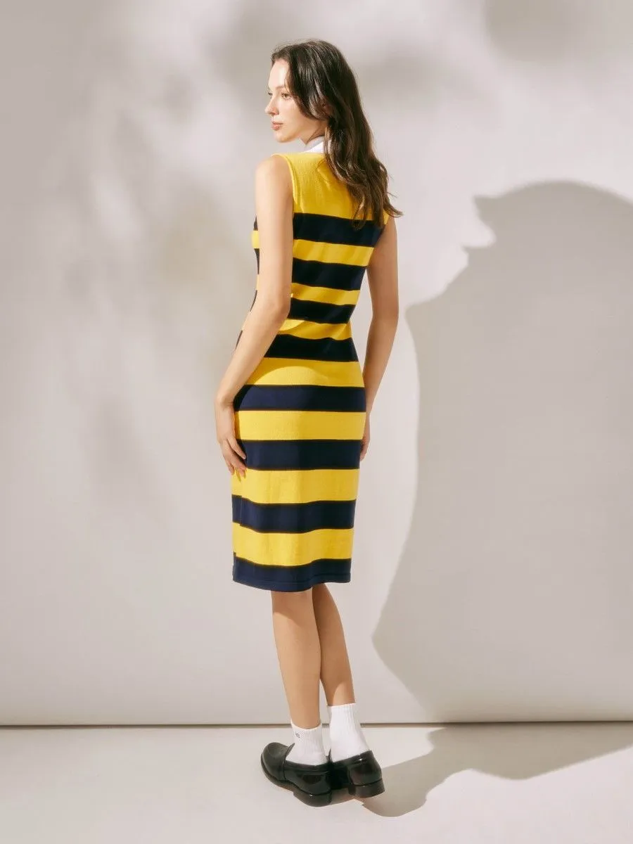 ASV (RS24) Honey Bee Women Polo Dress Yellow