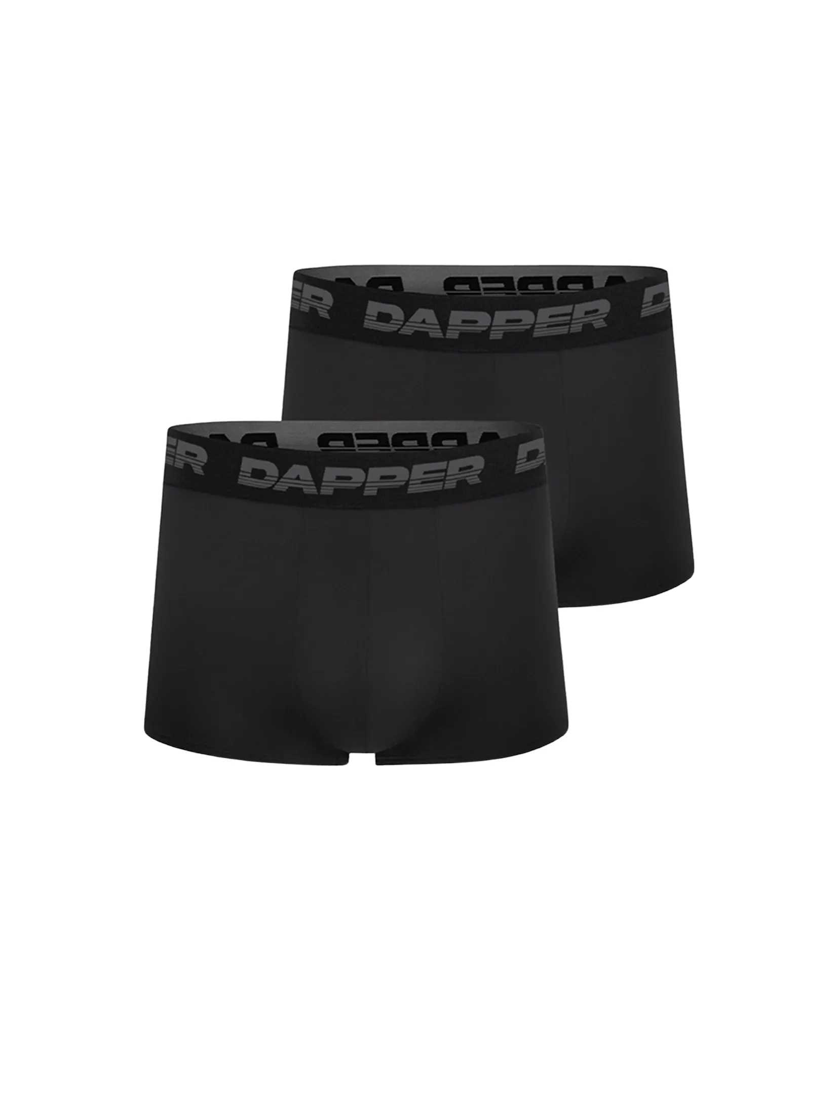 DAPPER DAPPER Ultraflex Trunks Black (Pack 2 Pcs.) Size - XXL