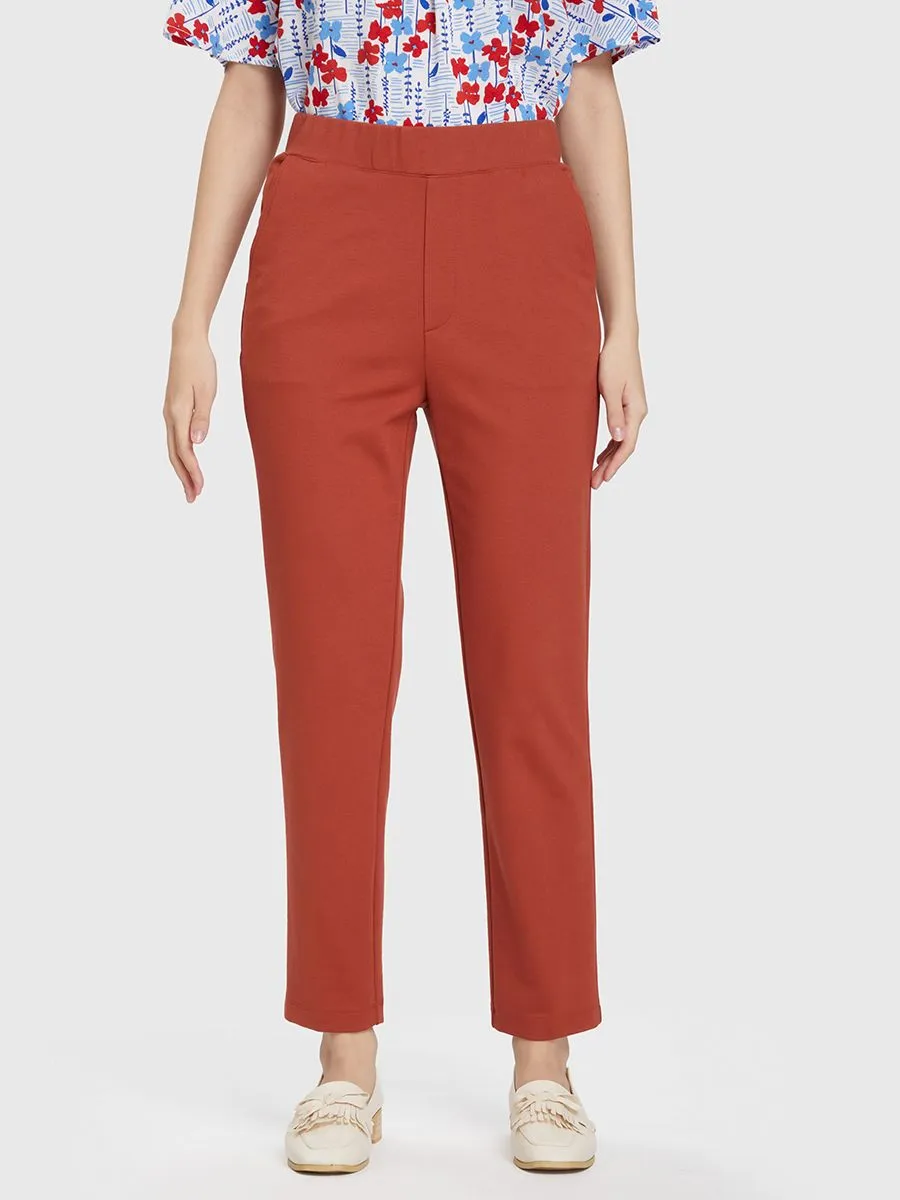 EASY PIECES Women Stretch Pants