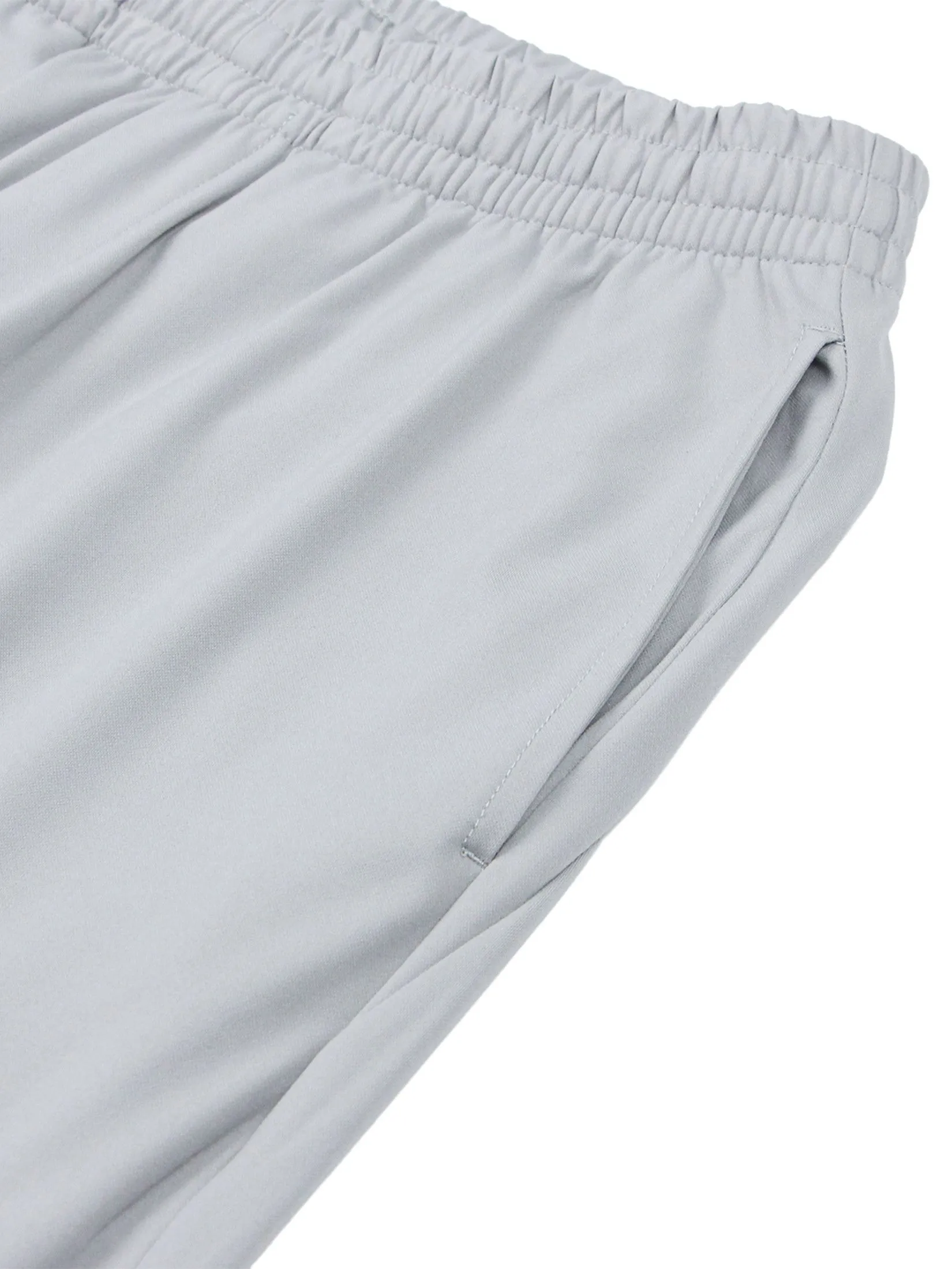 GIORDANO Men's Slim Easycare Stretch Jogger Light Grey