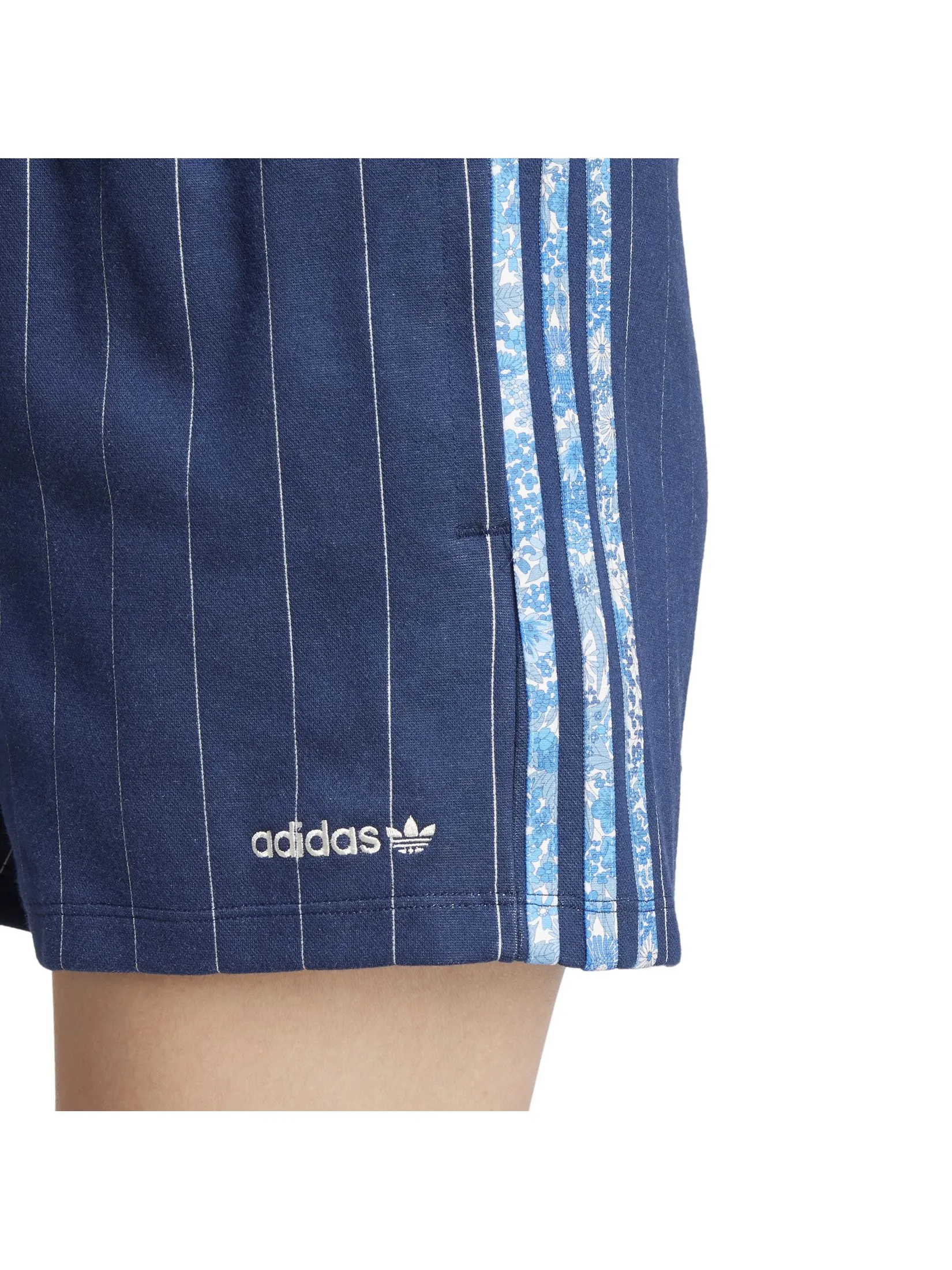 ADIDAS Women Sprinter Shorts Adidas Originals x Liberty London Tonal Blue / Night Indigo / Chalk White