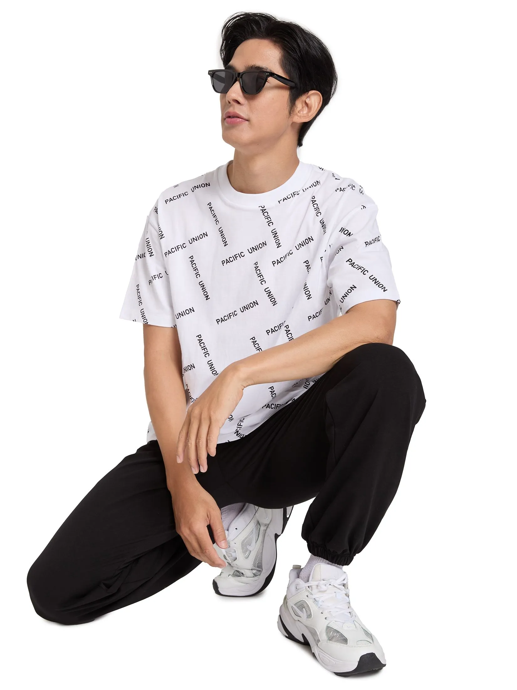 PACIFIC UNION Men Joggers With Cuffed Ankles