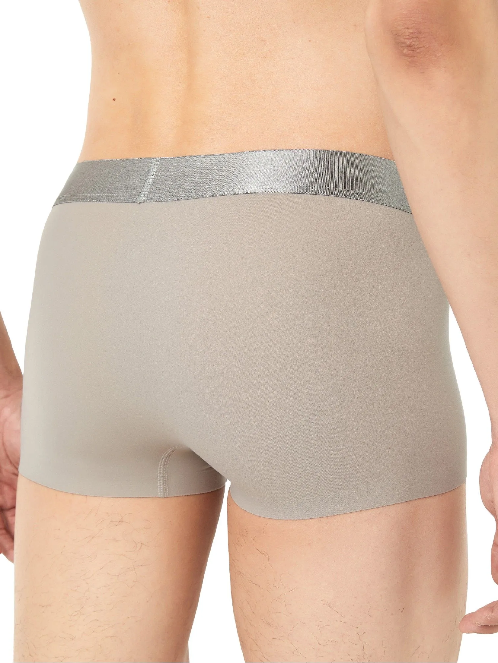 CALVIN KLEIN Men's Brushed Micro Jersey Low Rise Trunks Beige