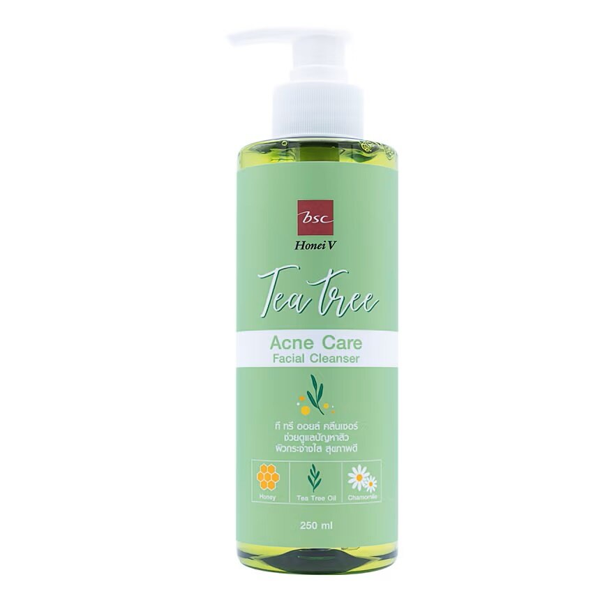 Honei V Bsc Tea Tree Acne Care Facial Cleanser 250ml.