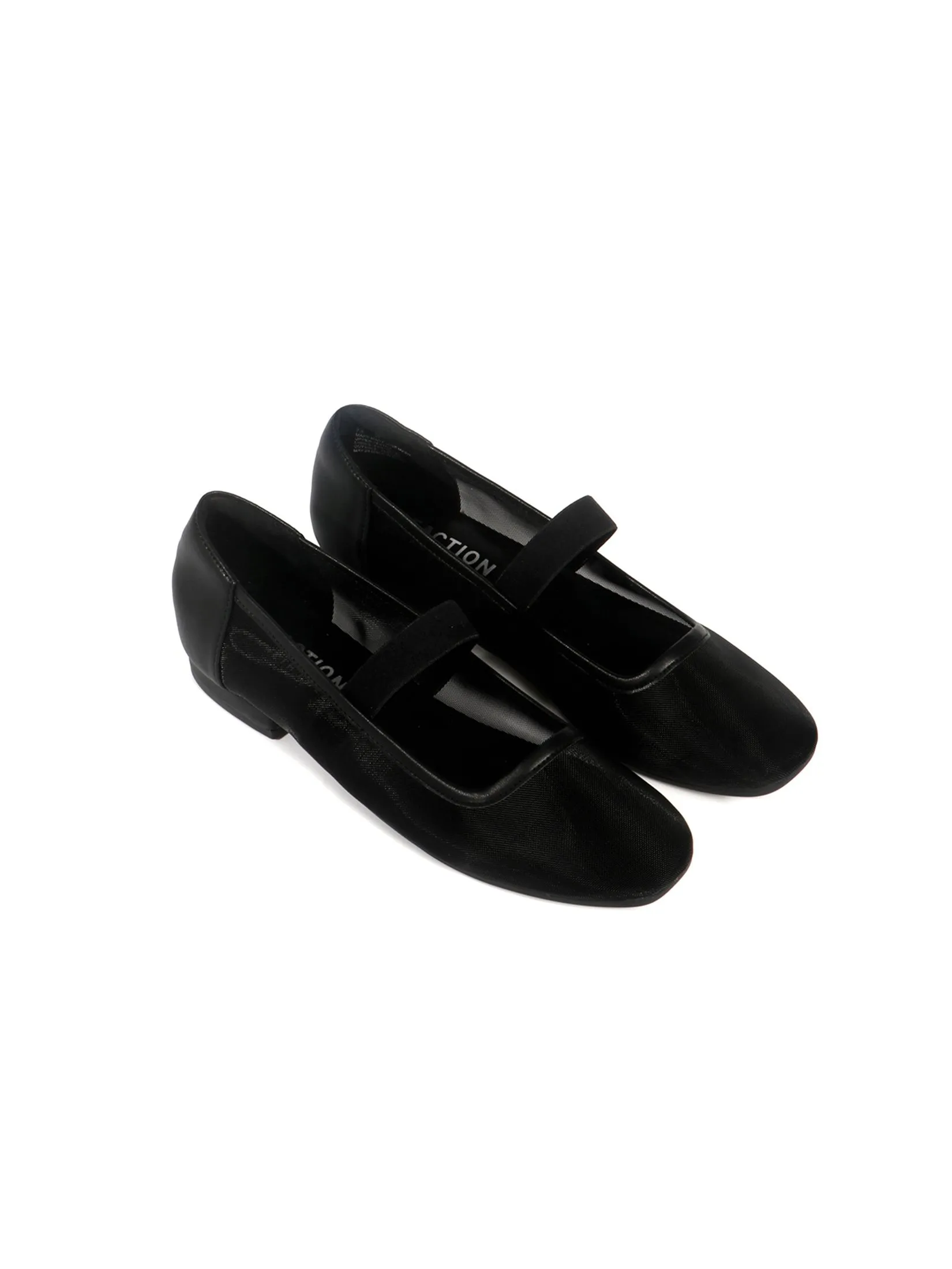 KENNETH COLE WOMEN FLATS MARY-MARY JANE MESH  /BLACK