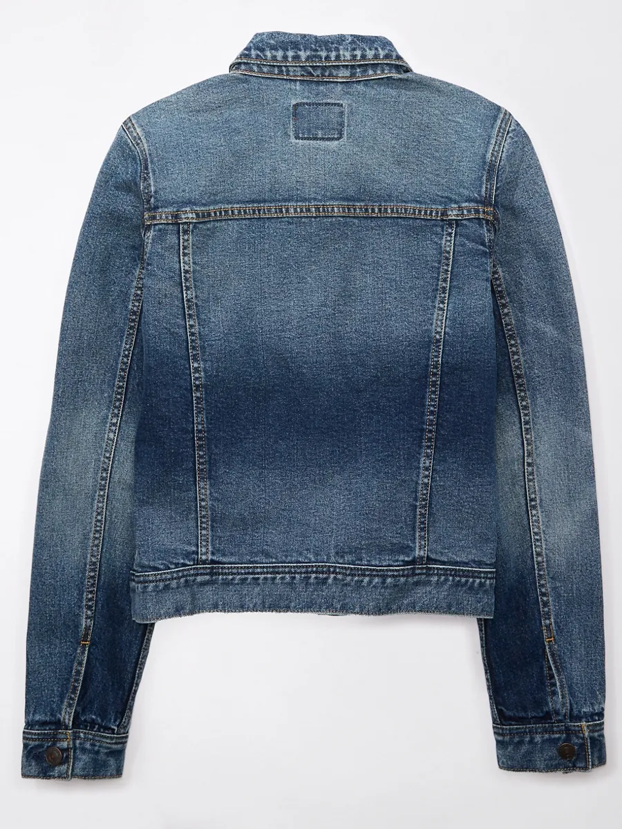 AMERICAN EAGLE WOMEN 3472 CLASSIC DENIM STRIGID 936 MEDIUM WASH