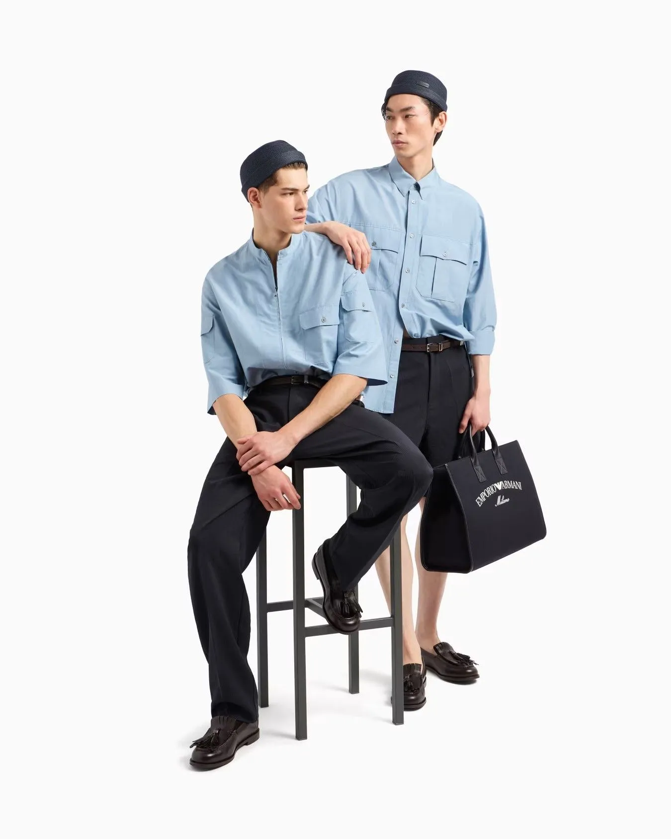 EMPORIO ARMANI Trousers Men EM001145-AF13674-UB118 Blue