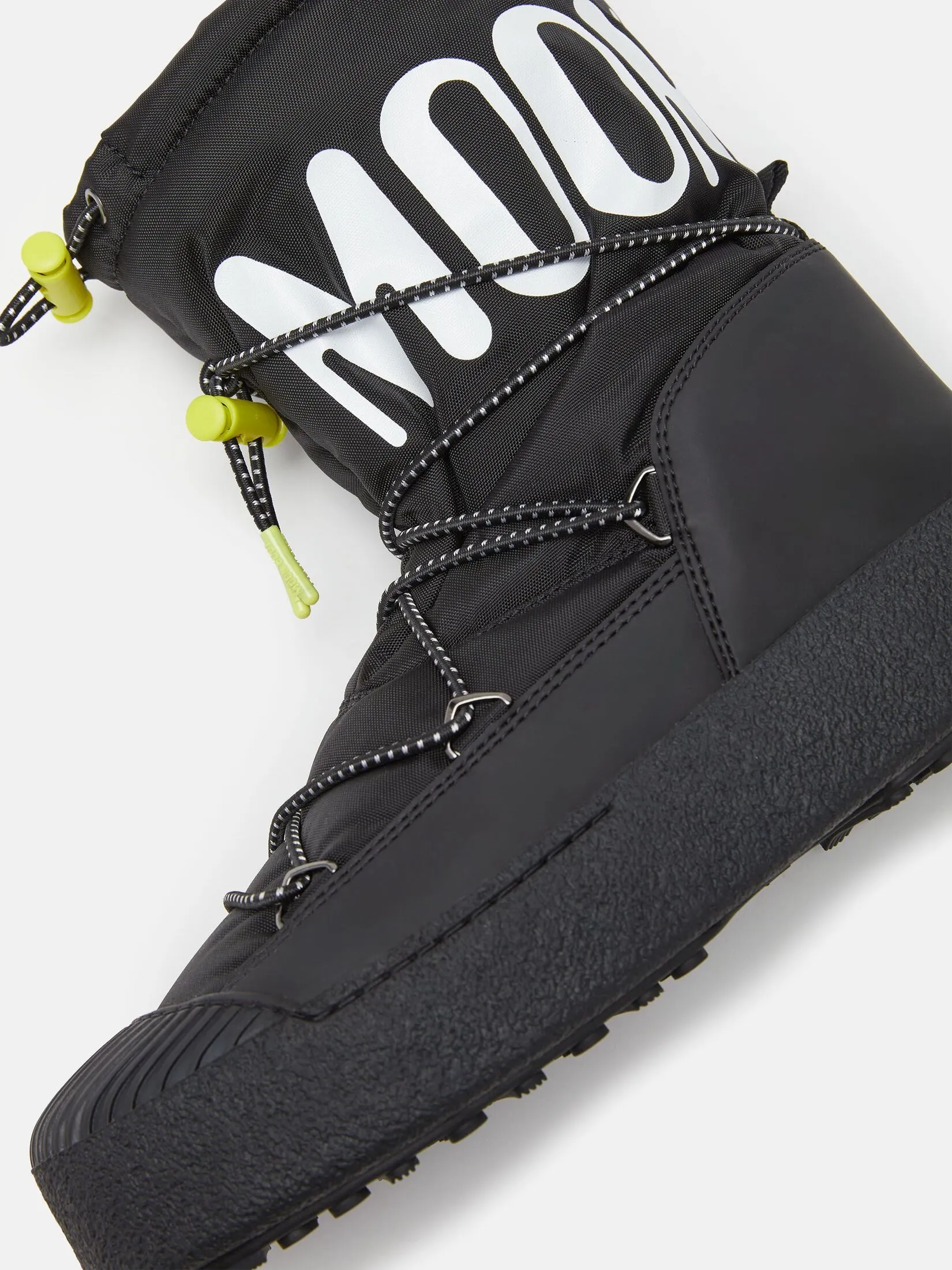 MOON BOOT MTRACK POLAR BLACK NYLON BOOTS