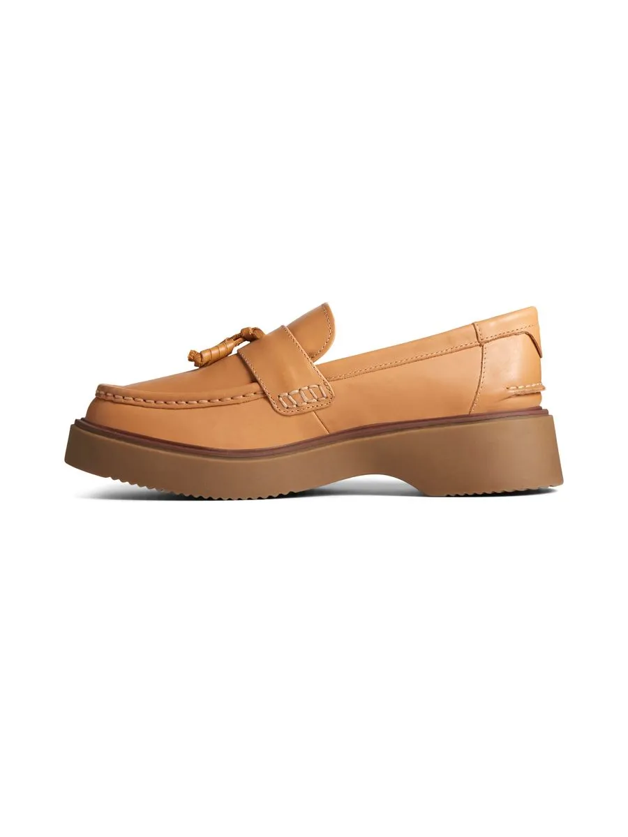 SPERRY WOMEN BAYSIDE LOAFER LEATHER BROWN