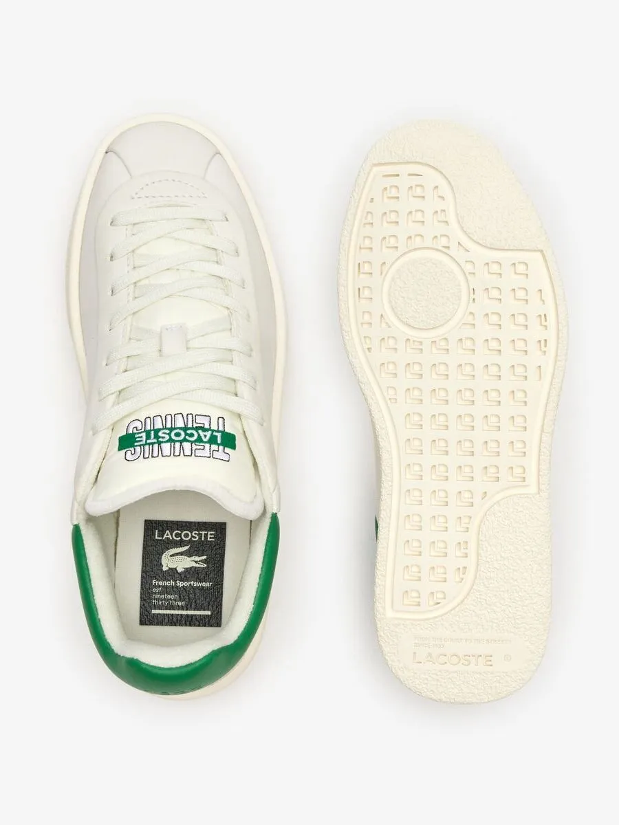 LACOSTE White Women’s Baseshot Premium Leather Trainers