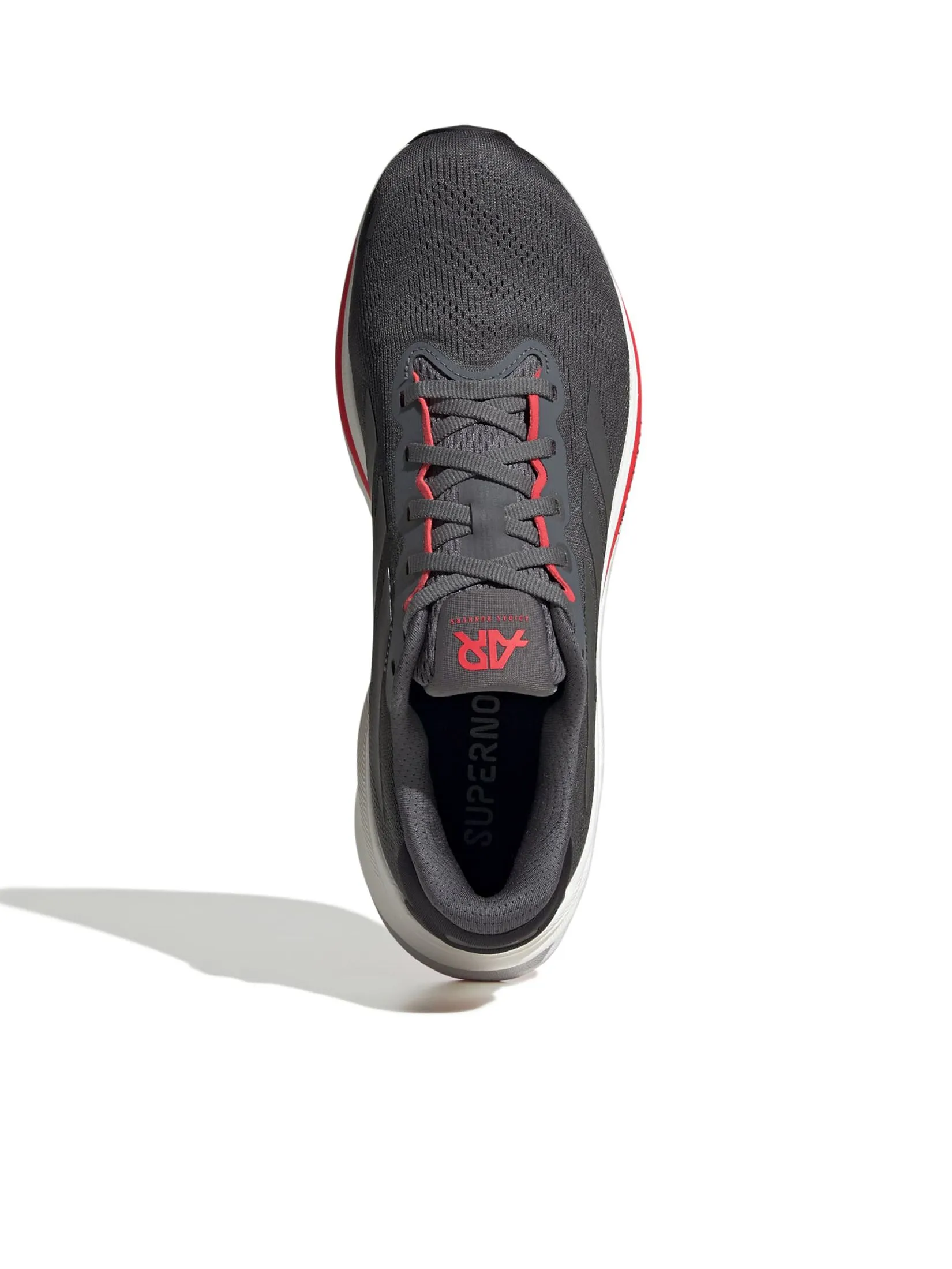 ADIDAS Men Running Shoes Supernova Rise 2 JQ4739 Grey Five / Night Metallic / Lucid Red