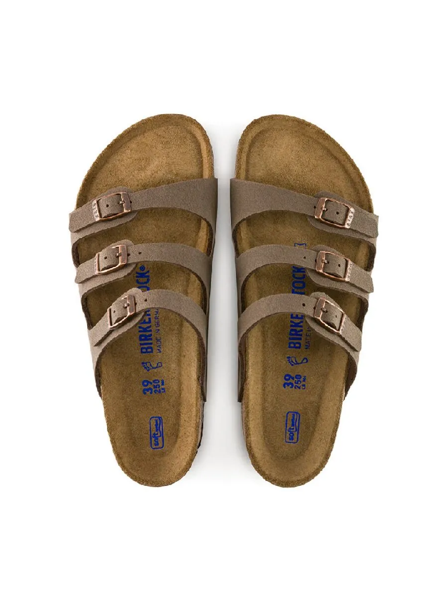 BIRKENSTOCK WOMEN SANDALS MOCHA FLORIDA SFB BFBC